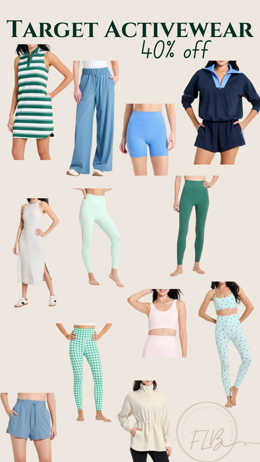 Activewear 40% off today only 

Target deal days, womens activewear, leggings, spring style, spring outfits, active dress

#LTKActive #LTKSaleAlert