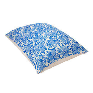 The Foggy Dog Medium Pet Bed Blue Roses | The Container Store