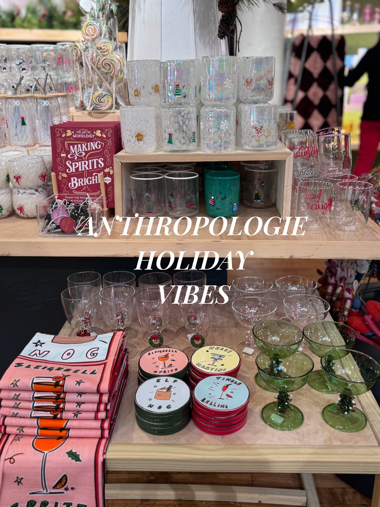 Obsessed with the Anthropologie holiday kitchen collection — the Christmas icon glasses, holiday coasters, and cocktail + mixology books gave me all the Christmas feels. 🎄💫 These Anthropologie gift ideas make the perfect holiday gifts, hostess gifts, and stocking stuffers. 🎁

#LTKHoliday #LTKGiftGuide #LTKSeasonal