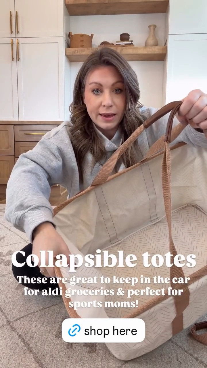 Amazon collapsible totes! These are great to keep in the car for grocieriesgroceries & perfect for sports moms! 

#LTKSeasonal #LTKmomlife #LTKKids