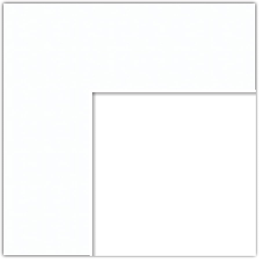 24x36 Smooth White / Super White Custom Mat for Picture Frame with 20x32 opening size (Mat Only, ... | Amazon (US)