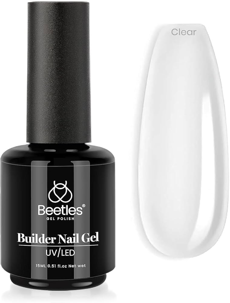 beetles Gel Polish Beetles Builder Gel 7 in 1 Nail Builder Strengthener Gel Clear Color Hard Gel ... | Amazon (US)
