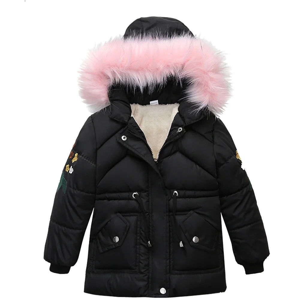 BJUTIR Girls Snowsuit Warm Girl Children Winter Hoodie Zip Thick Coats Jacket Outwear Kids Boys S... | Walmart (US)
