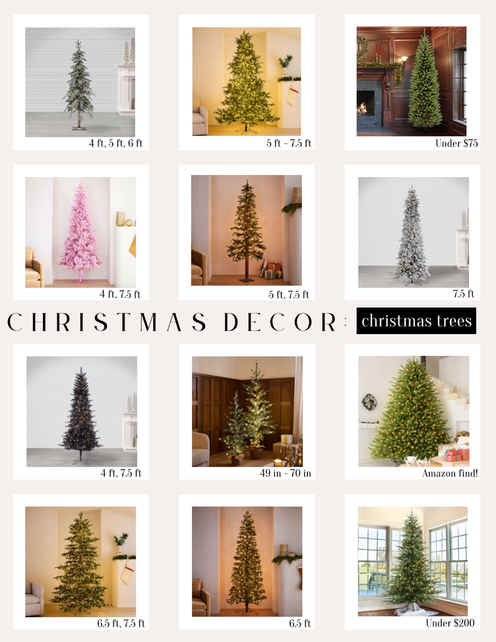Must have Christmas trees!

Christmas tree finds, Christmas tree, unique Christmas tree, whimsical Christmas tree, black Christmas tree, artificial Christmas tree, fake Christmas tree, pre lit Christmas tree, skinny Christmas tree, big Christmas tree, fun Christmas tree, small Christmas tree, flocked Christmas tree, Wintery tree, west elm Christmas decor, Amazon Christmas decor, Amazon Christmas decor, Amazon Christmas

#LTKSeasonal #LTKHoliday #LTKhome
