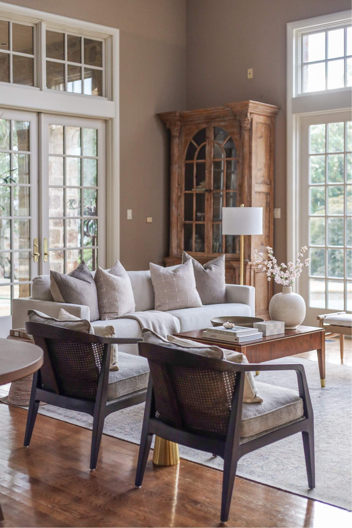 Living room decor, living room furniture, accent chair, floor lamp, coffee table 

#LTKstyletip #LTKhome