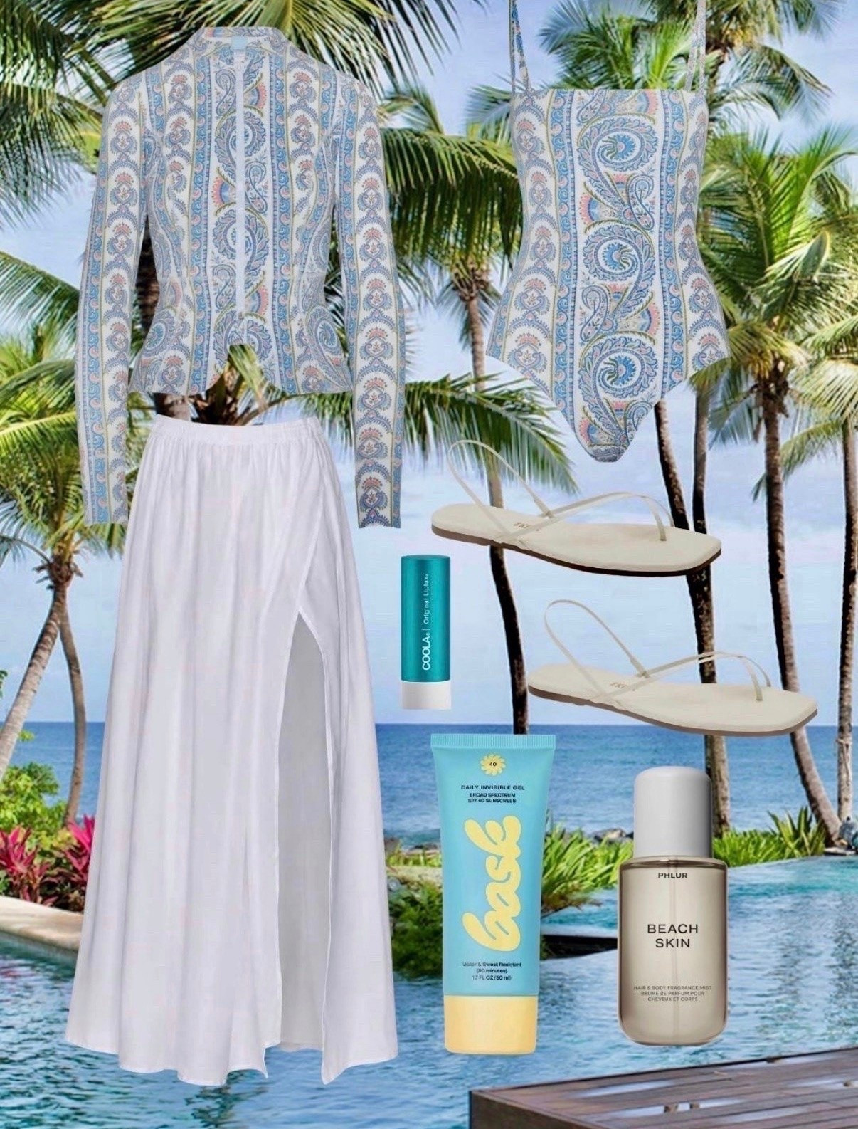 Love that this swimsuit has a matching rash guard!

Beach outfit
Sandals

#LTKTravel #LTKdayinmylife