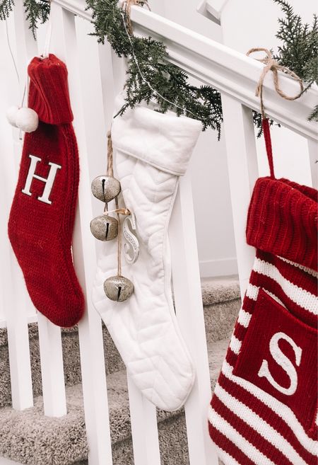Favorite knit stockings with letter of your choice 

#LTKhome #LTKHoliday #LTKSeasonal