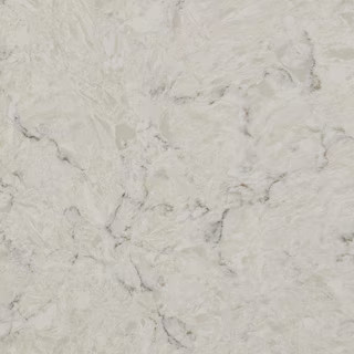 STONEMARK 4 in. x 4 in. Quartz Countertop Sample in Carrara Mist | The Home Depot
