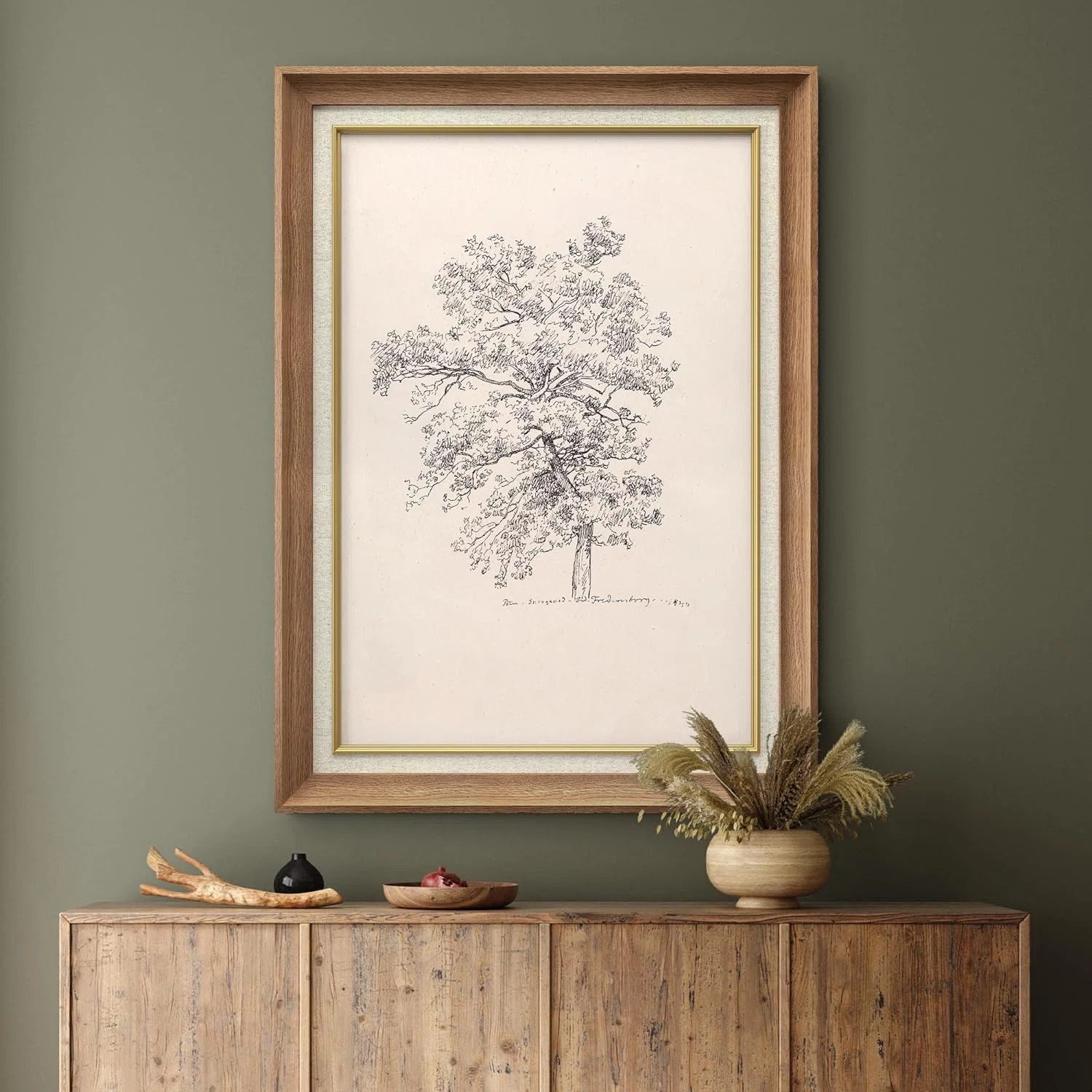 " Vintage Victorian Forest Flower Sketch Nature Floral " | Wayfair North America
