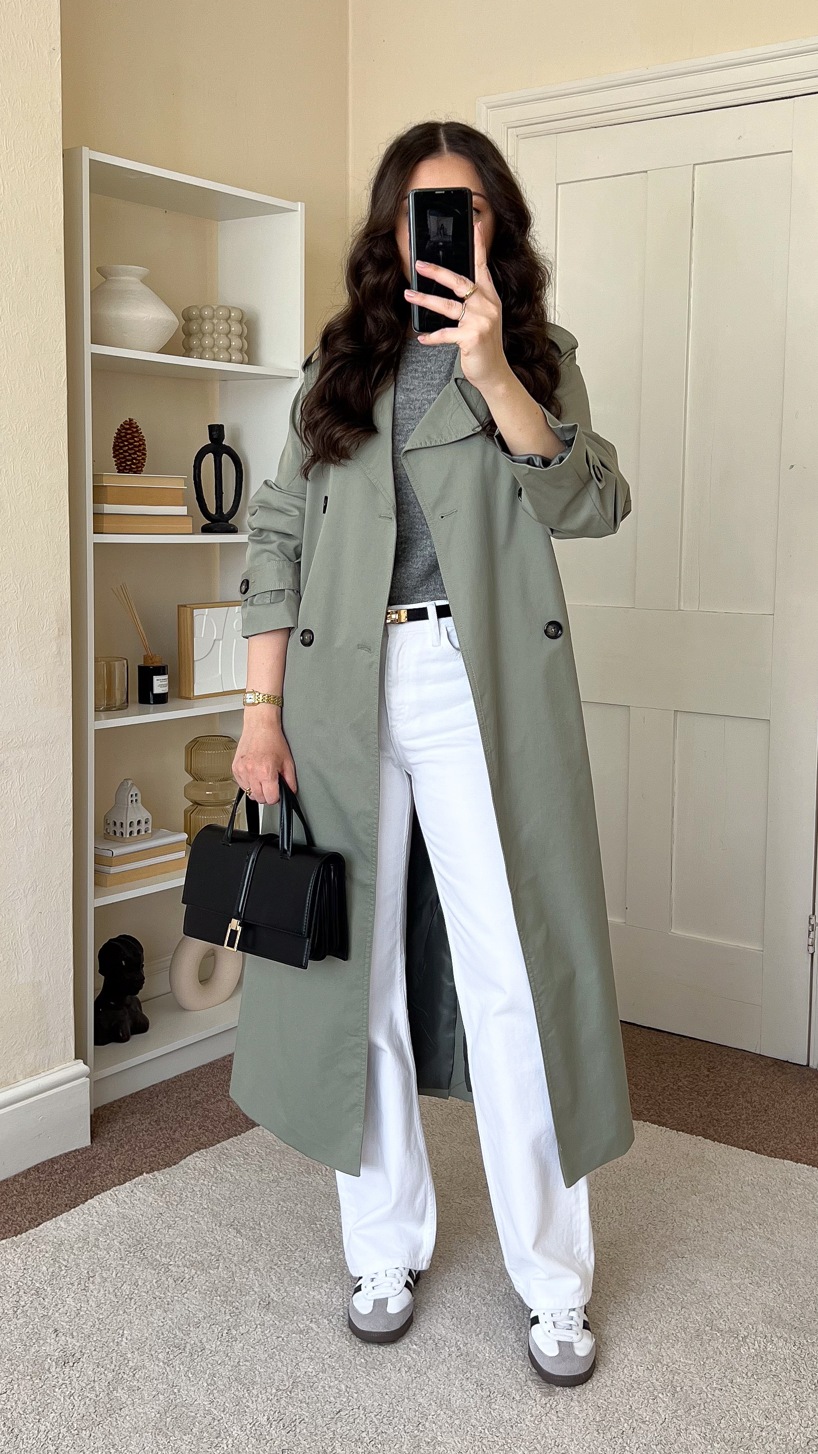 Casual chic spring outfit. Top is H&M, size XS. Trench coat is Mango, size S. Jeans are Mango, size UK8. 

 #LTKuk #LTKeurope #LTKstyletip
