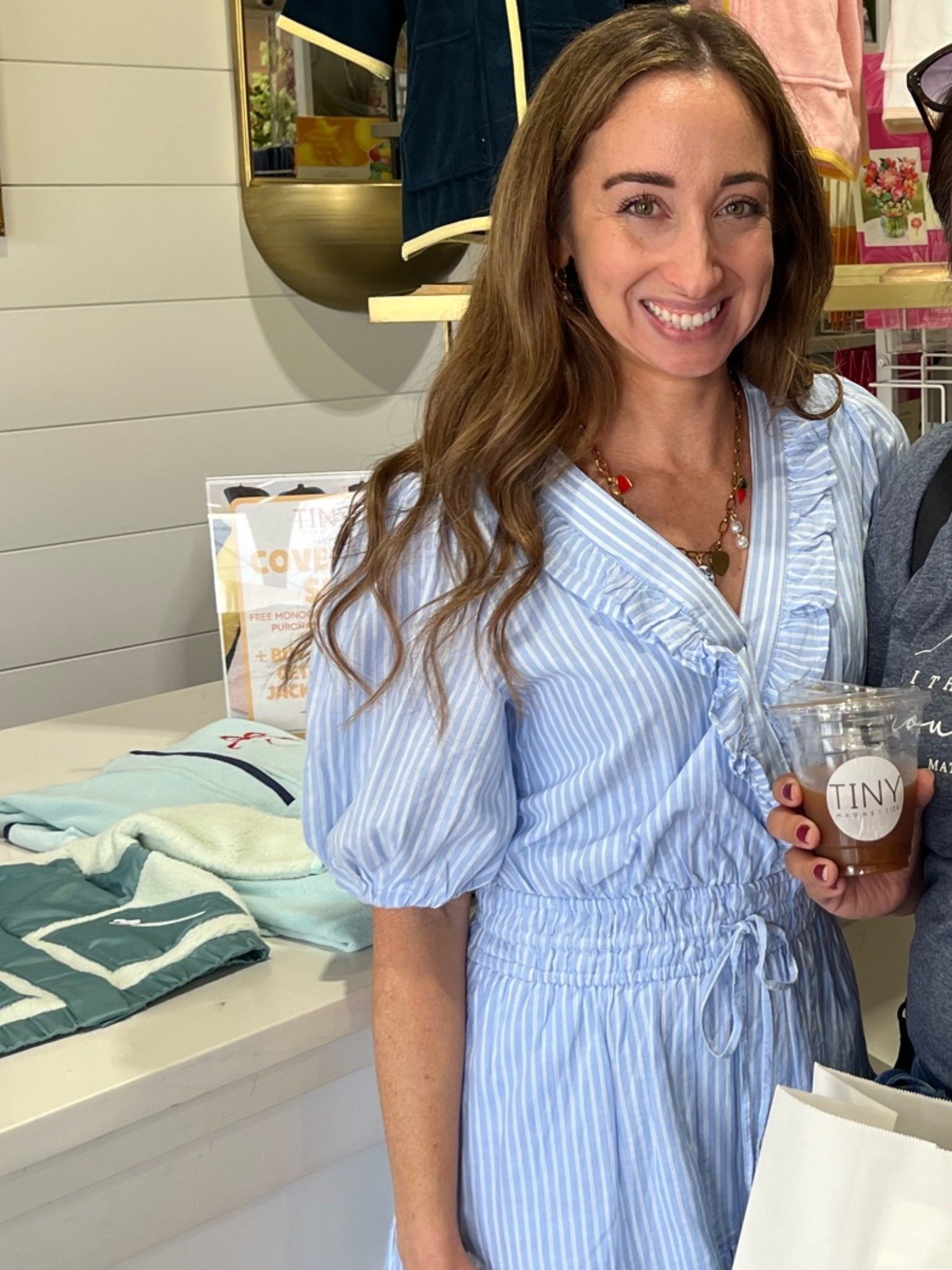 What I wore to my pop-up shop day two! Free assembly Walmart dress and this charm necklace from Amazon!

#LTKdayinmylife #LTKootd #LTKmomlife