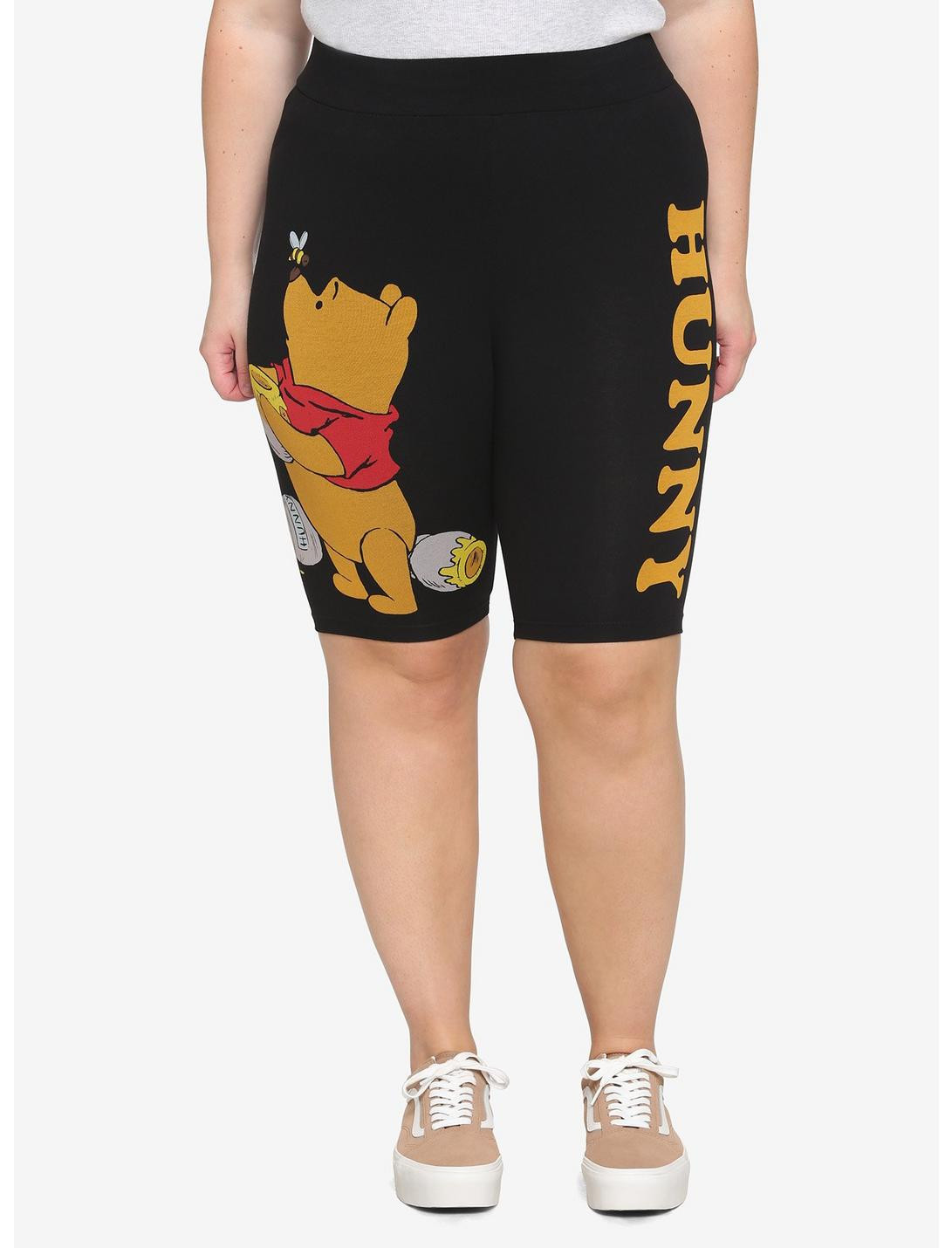 Disney Winnie The Pooh Hunny Bike Shorts Plus Size | Hot Topic