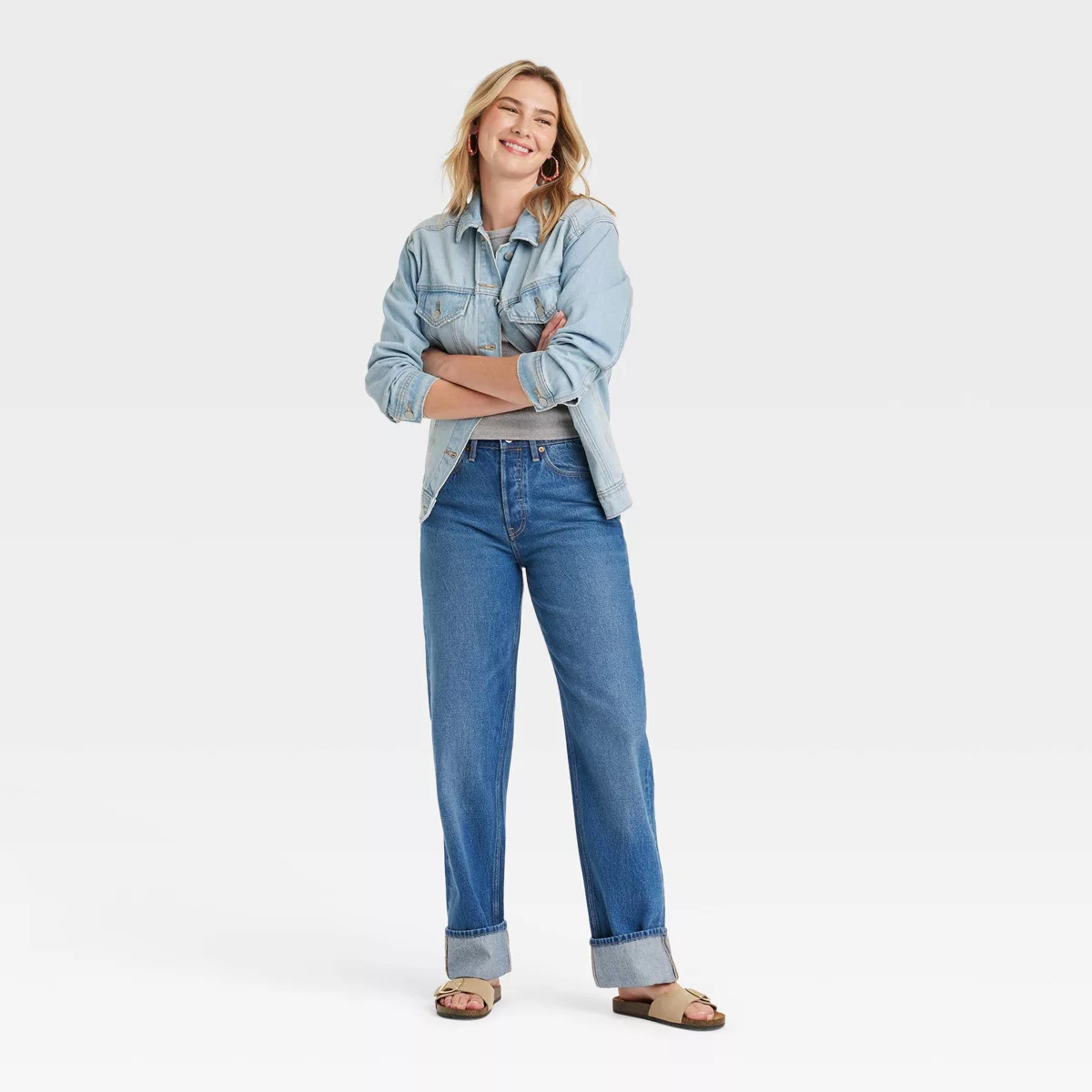 Women's Mid-Rise 90's Baggy Jeans - Universal Thread™ | Target