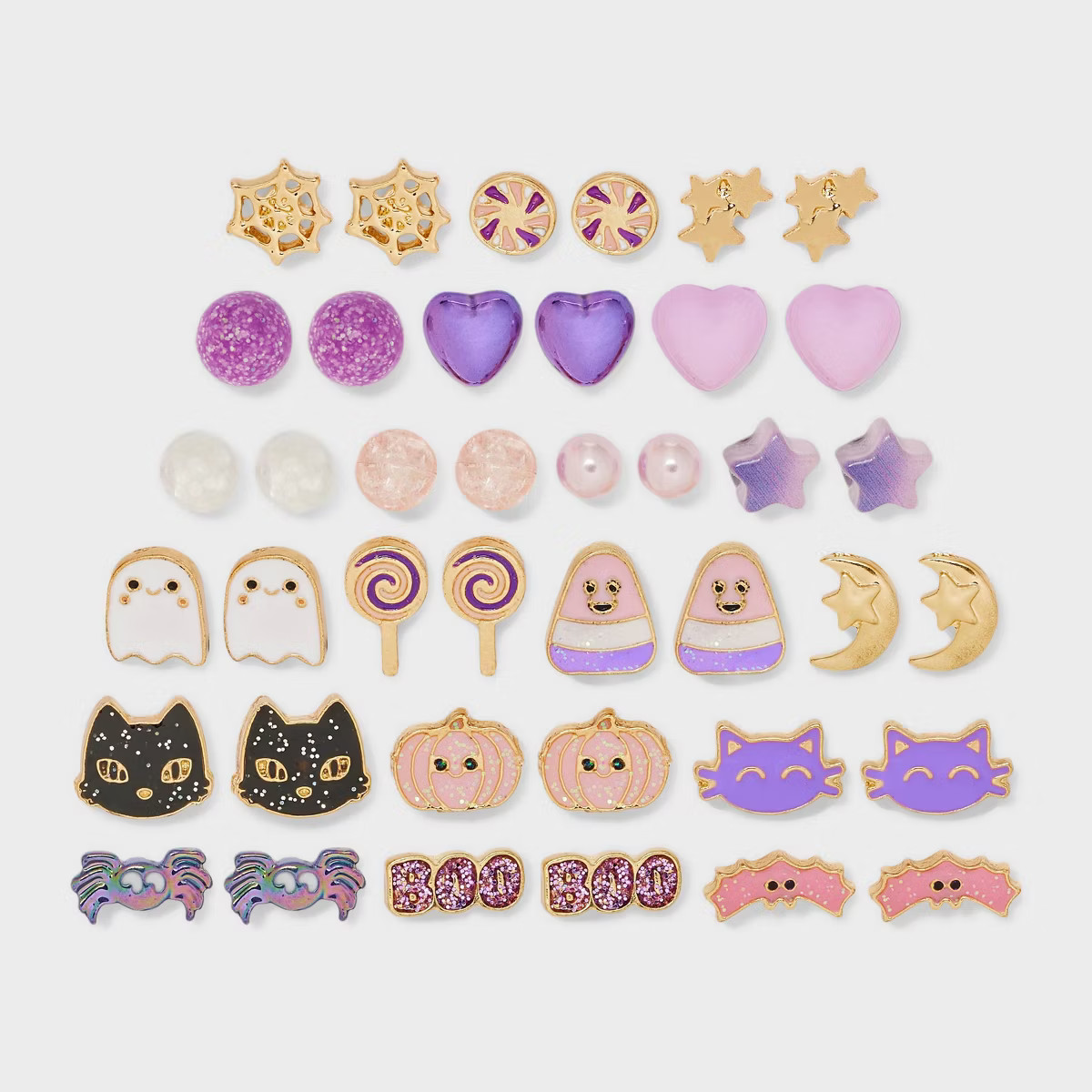 Girls' 20pk Halloween Earring Set - Cat & Jack™ | Target