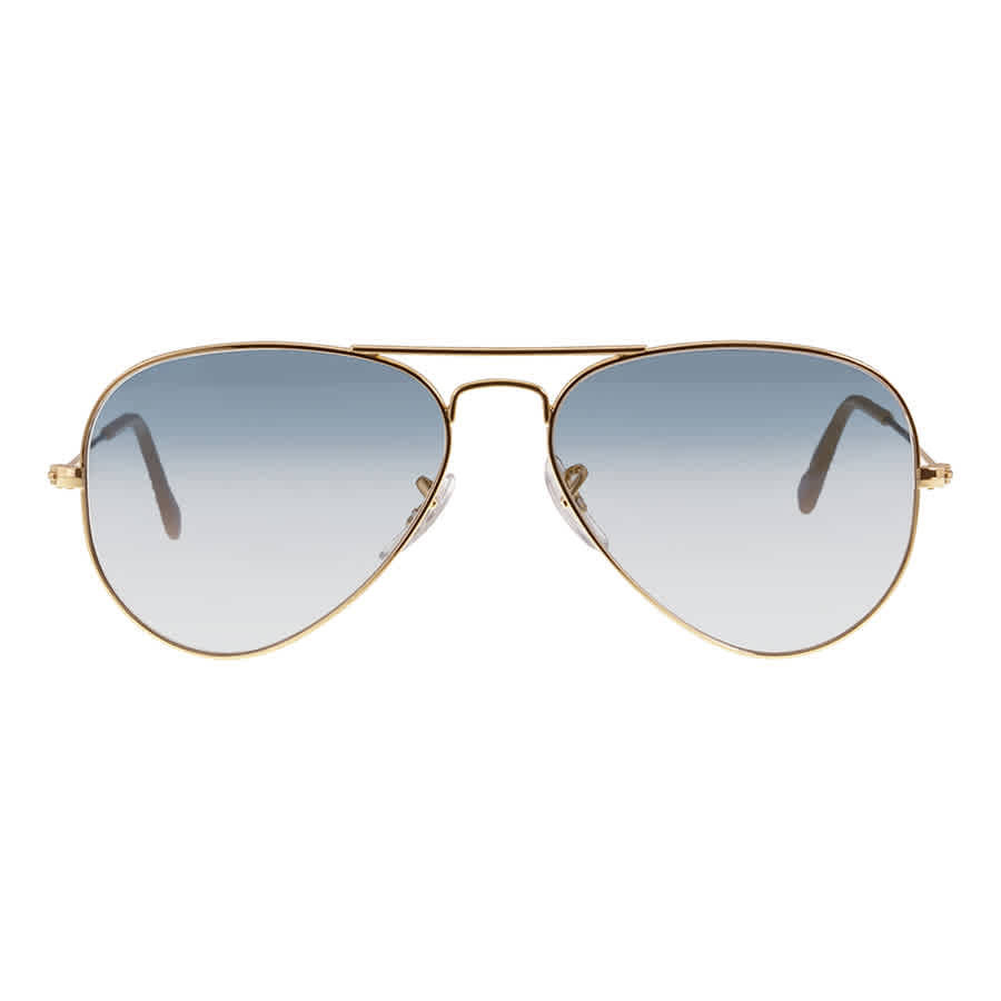 Ray Ban Aviator Gradient Light Blue Unisex Sunglasses RB3025 001/3F 55 | Jomashop.com & JomaDeals.com
