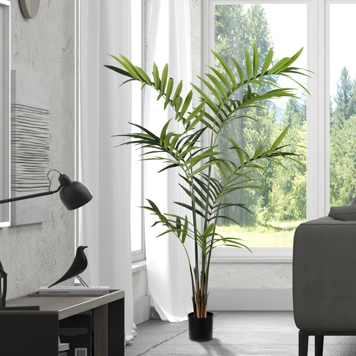 Vickerman 7' Artificial Potted Kentia Palm & Reviews | Wayfair | Wayfair North America