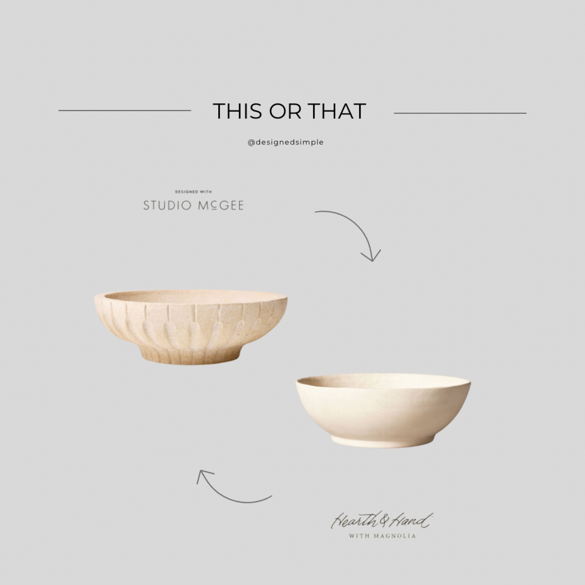 This or that -textured bowl, cream bowl, kitchen bowl, fruit bowl, kitchen decor - Studio McGee at Target, Hearth & Hand at Target, Studio McGee at Target new collection, Hearth & Hand at Target new collection

#LTKfindsunder50 #LTKstyletip #LTKhome
