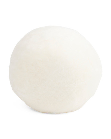 11x11 Shorn Shearling Ball Cushion | TJ Maxx