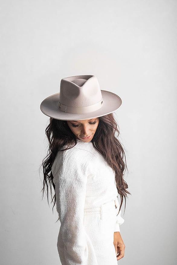 Gigi Pip Monroe Rancher Western Felt Hat for Women, 100% Wool | Amazon (US)