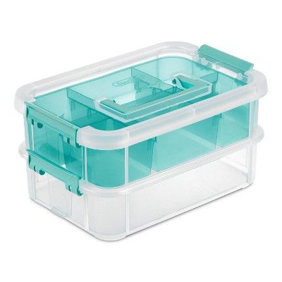 Sterilite Stack &#38; Carry 2 Tray Handle Box Organizer | Target