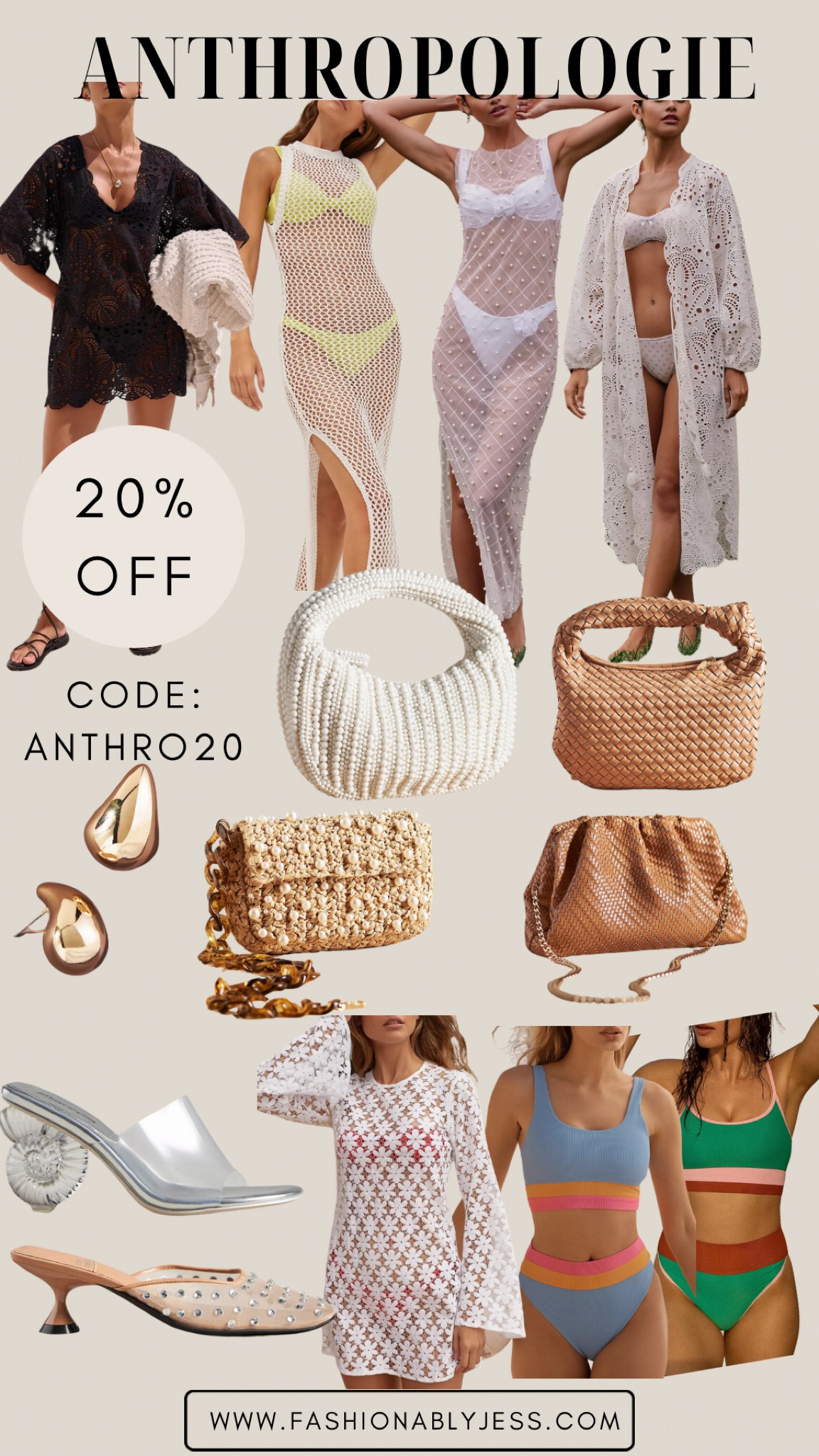 Anthropology sale 20% off so many favorites for your beach outfits or resort dress or vacation dress bathing suits on sale. Try it and many other favorite brands.

#LTKOver40 #LTKFindsUnder100 #LTKSaleAlert