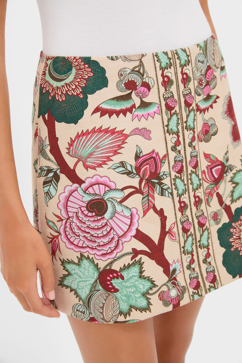 Garden Scrollwork Meg Mini Skirt | Tuckernuck (US)