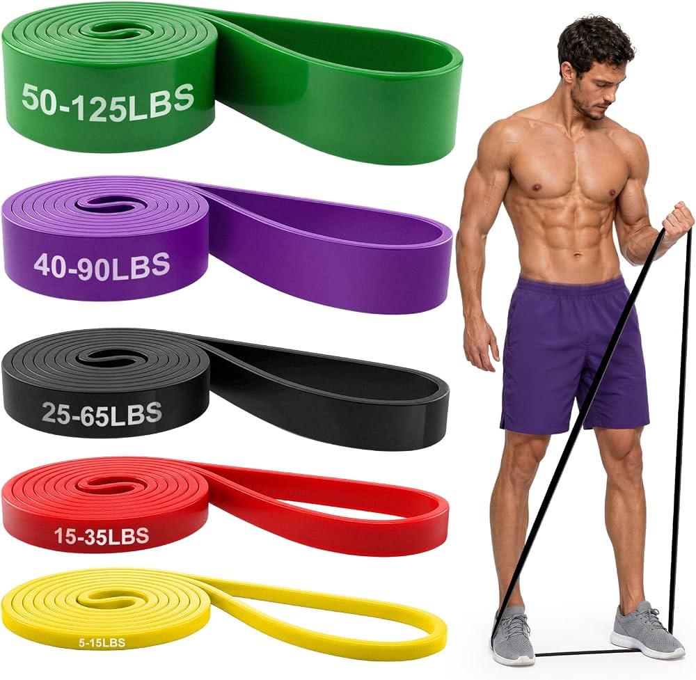 Renoj Resistance Bands for Working Out, 5 Levels Pull Up Assistance Bands Set for Workout, Exerci... | Amazon (US)