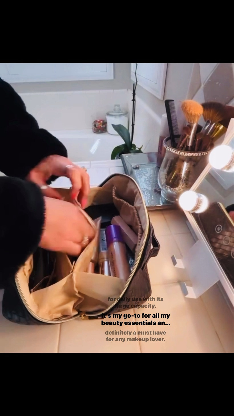This makeup bag is my go-to for travel! ✈️ It has a large capacity, is water-resistant, and comes in multiple colors. Perfect for makeup lovers and great for storing skincare and hair products too! 💄🧳 #TravelEssential #MakeupBag #BeautyOrganizer


Makeup bag, travel essential, large capacity, water-resistant, multiple colors, makeup lover, skincare, hair products, beauty organizer.

#MakeupBag #TravelEssential #BeautyOrganizer #MakeupLovers #SkincareStorage #HairProducts #TravelReady #WaterResistant #BeautyBags #MakeupStorage #TravelMustHaves #BeautyEssentials #CosmeticBag #OrganizeYourBeauty #TravelInStyle

#LTKSaleAlert #LTKItBag #LTKBeauty