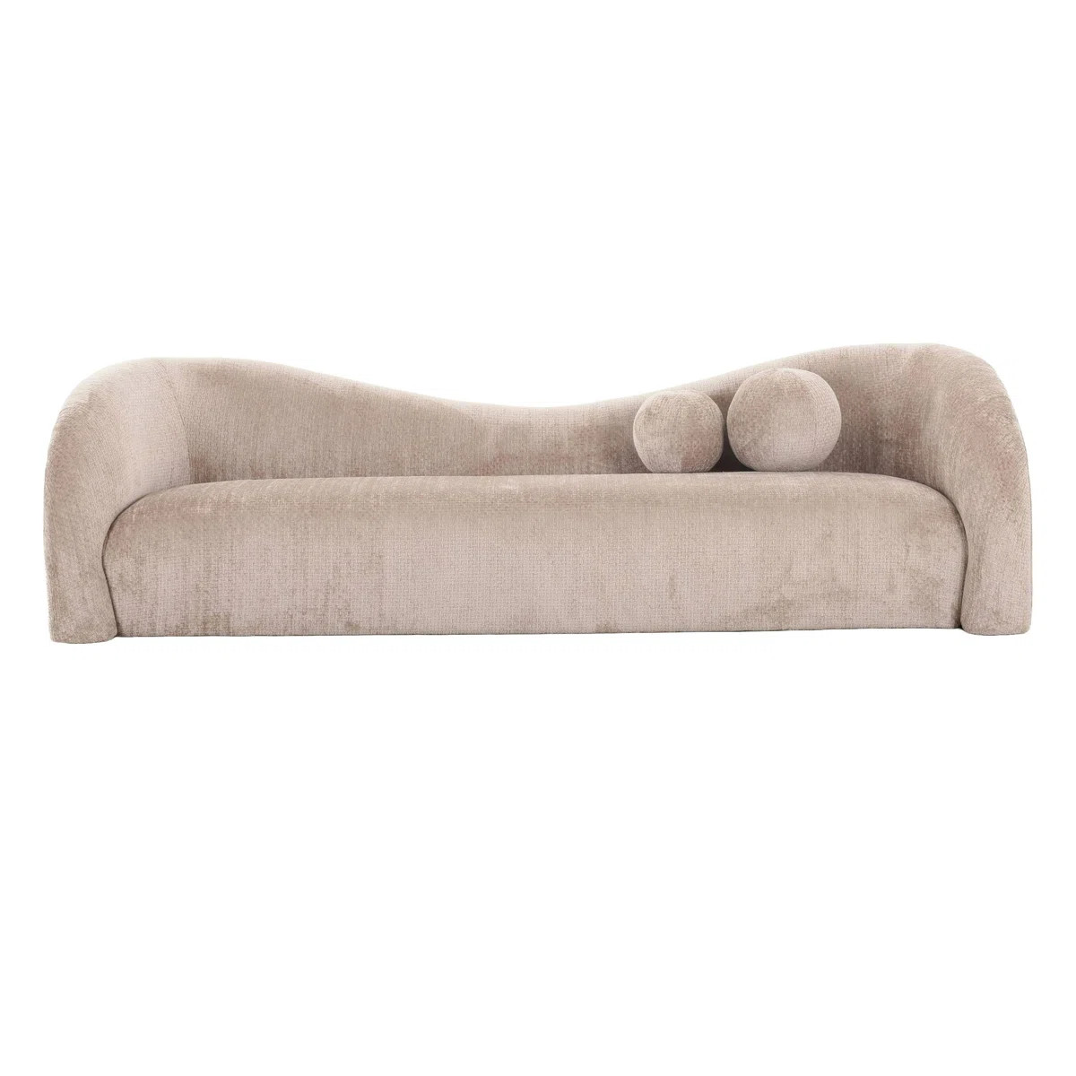 Heavner - Contemporary Beige Fabric 4-seat Sofa | Wayfair North America