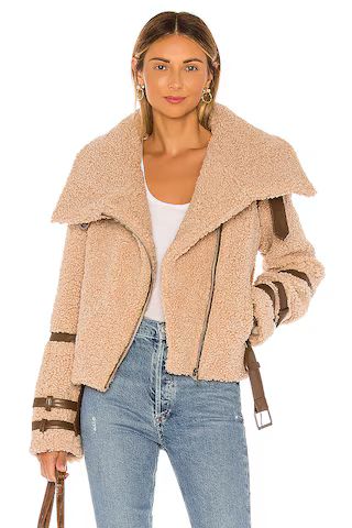 Tularosa Bailey Moto Jacket in Camel from Revolve.com | Revolve Clothing (Global)