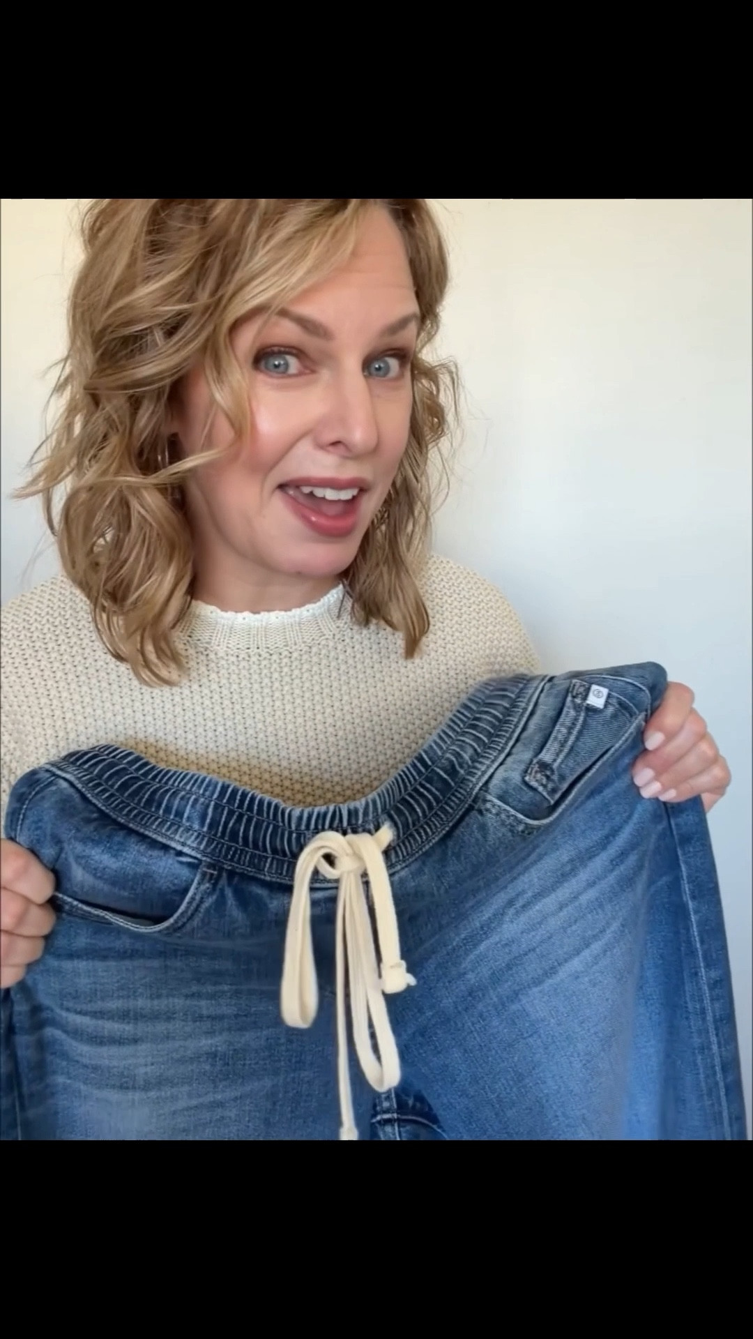 Crazy soft, cozy and cool-you will love these jeans from AG-not sweatpants-they are actual denim jeans in the lightest weight! Get your true size. They might feel a little snug at first, but they will stretch and soften pretty much right away.

#LTKPetite #LTKOver40