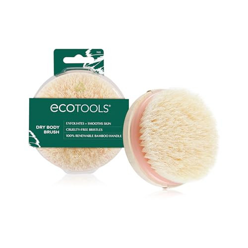 EcoTools Dry Body Brush, Cruelty-Free Bristles Exfoliate & Smooth Skin, Dry Brushing Removes Flaky Skin, May Help Improve Circulation & Tone, Eco-Friendly Skincare Tool, Vegan & Cruelty-Free, 1 Count | Amazon (US)