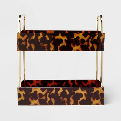 Leopard Print Tiered Tray - Threshold™ | Target