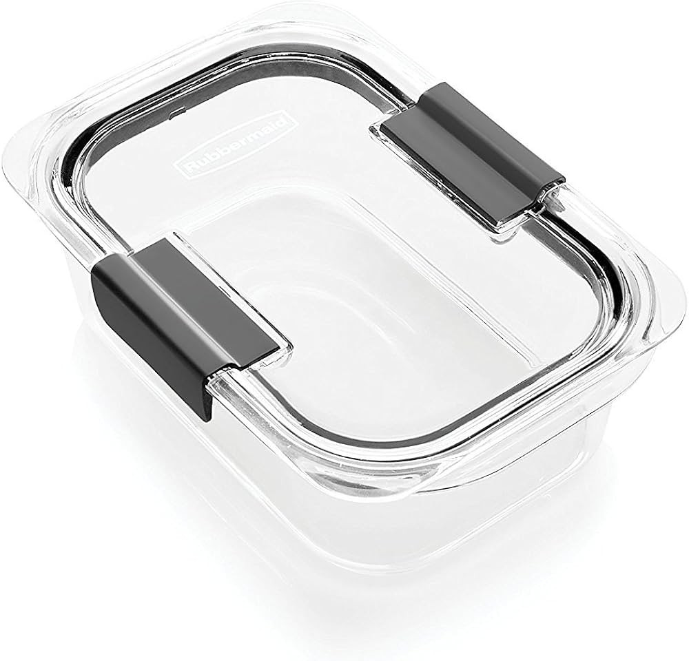 Rubbermaid Brilliance Food Storage Container, 100% Leak-Proof, Medium, 3.2 Cup | Amazon (US)