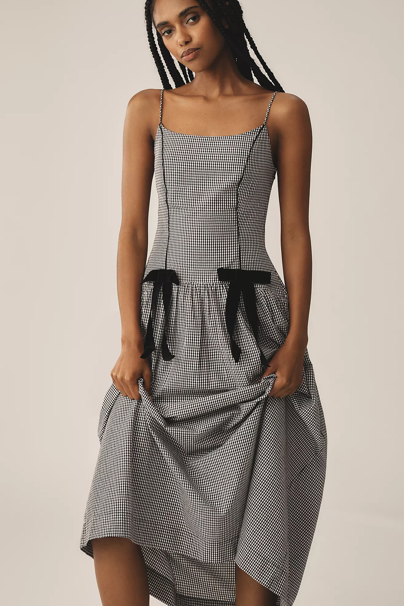 Damson Madder Persephone Midi Dress | Anthropologie (US)