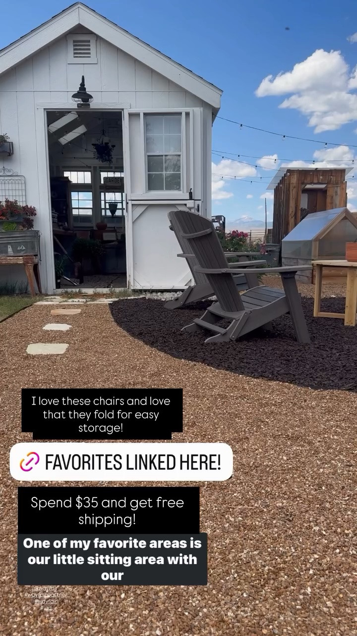 Spend $35 and get free shipping! @wayfair 
#wayfairpartner
#wayfair 
# ad I love these chairs and love that they fold for easy storage!