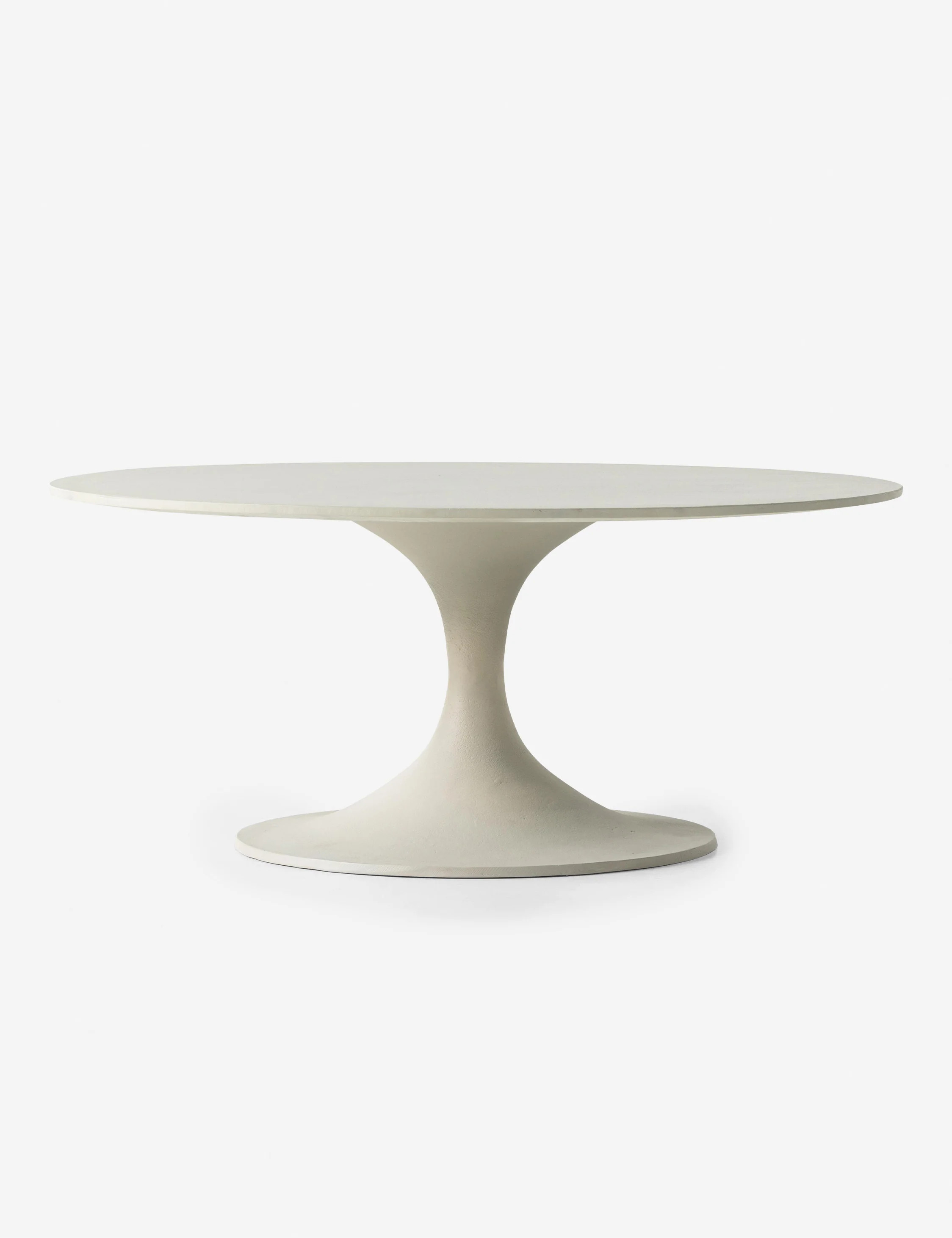 Aphra Round Coffee Table, White | Lulu and Georgia 