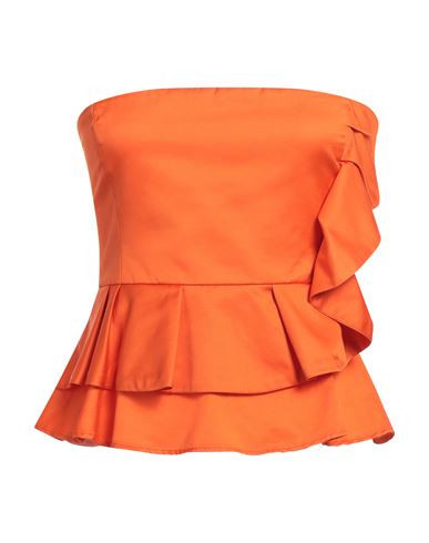 Pinko Woman Top Orange Size 4 Cotton, Polyester | YOOX (US)