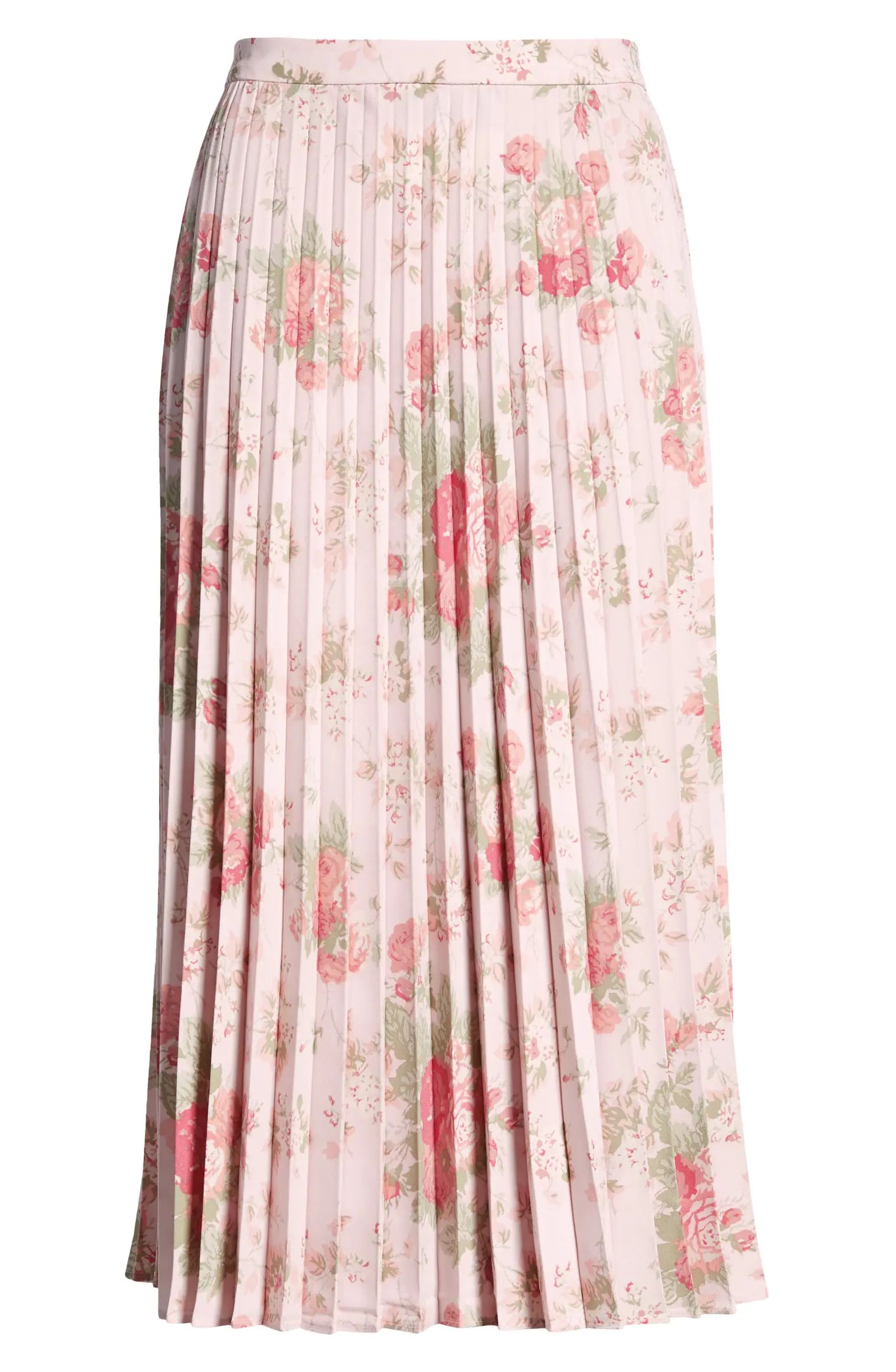 Floral Print Pleated Skirt | Nordstrom