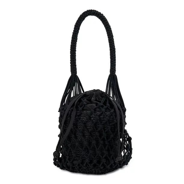 Scoop Women's Macrame Bucket Bag | Walmart (US)