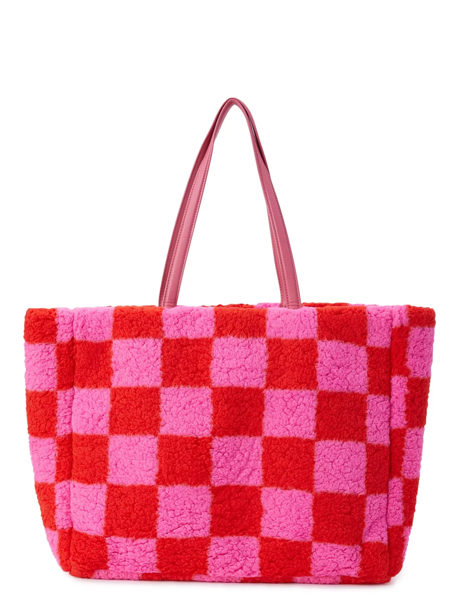 Walmart checkered online tote