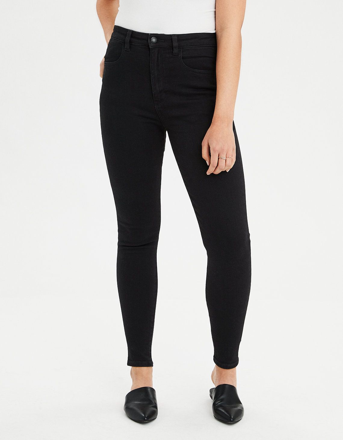 Highest Waist Jegging, Black | American Eagle Outfitters (US & CA)