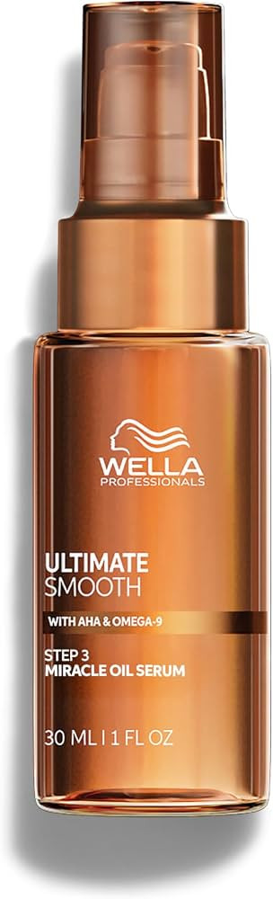 Wella Professionals ULTIMATE SMOOTH Miracle Oil Serum for Dry, Dull & Frizzy Hair | Nourishes, Sm... | Amazon (US)