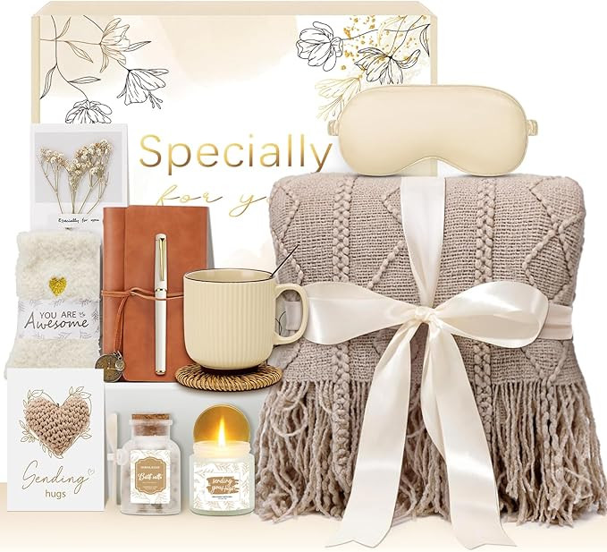 Get Well Gifts for Women Self Care Gift Basket - Birthday Gifts for Women Spa Care Package - Symp... | Amazon (US)