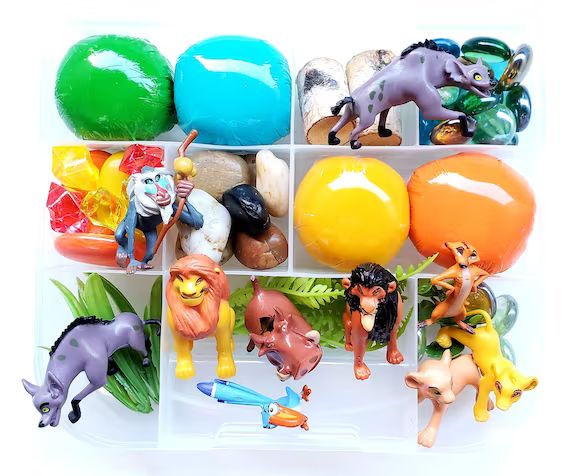 The Lion King Playdough Kit, Playdough Sensory Kit, Play Dough Kit, Playdough Kit, Play Doh Kit, ... | Etsy (US)