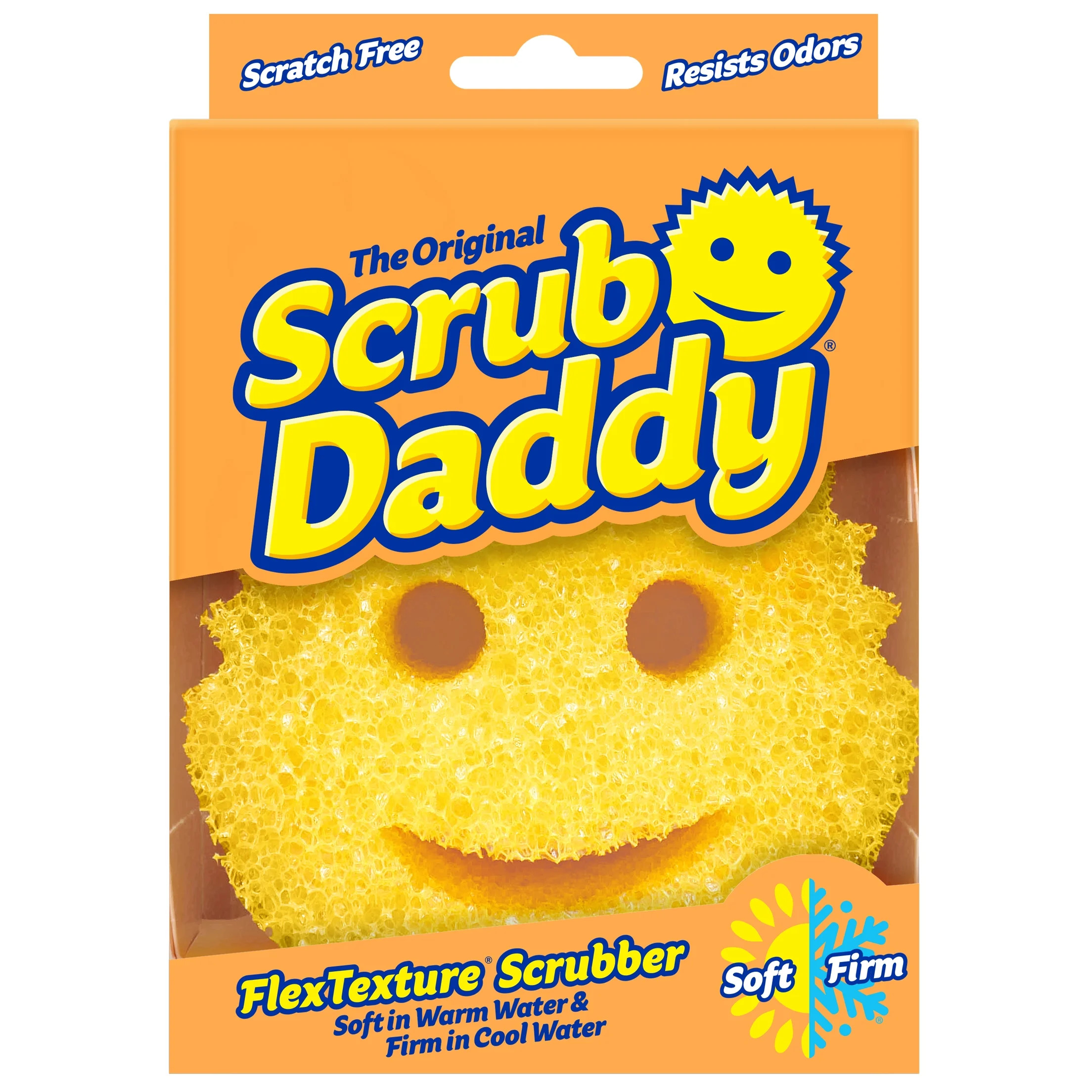 Scrub Daddy Scratch-Free Dish Sponge - BPA Free & Made with Flextexture - Stain, Mold & Odor Resi... | Walmart (US)