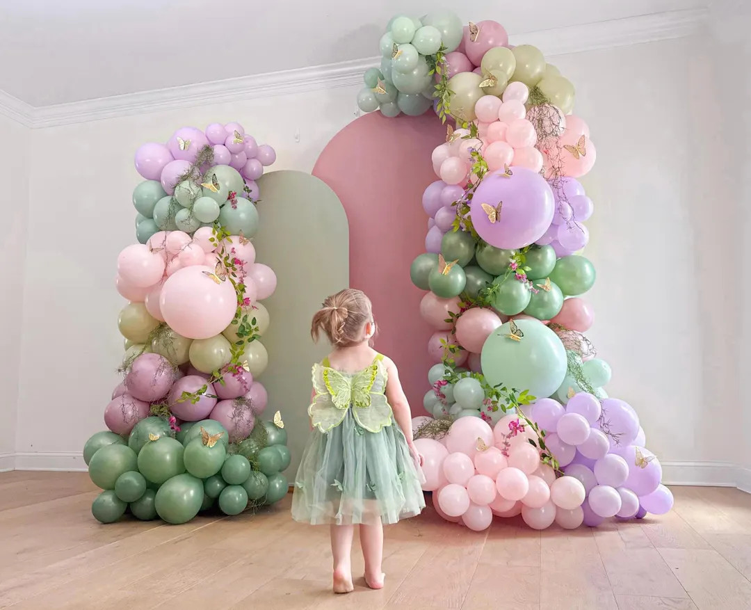 Garden Fairy Balloon Arch Kit Enchanted Fairy Birthday Party Decorations Fairy Balloons Wildflowe... | Etsy (US)