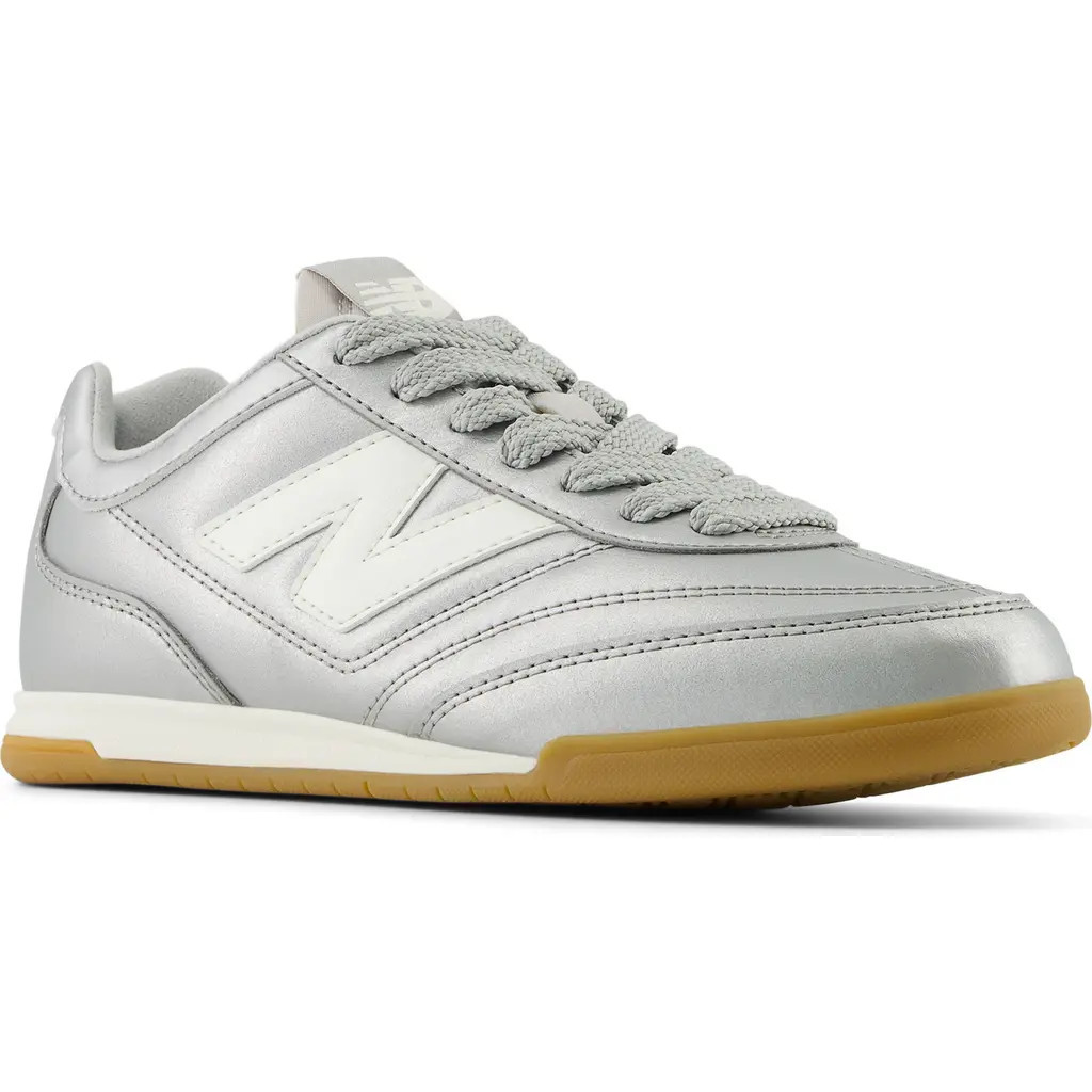 New Balance RC42 Sneaker in Silver Metallic/Sea Salt at Nordstrom, Size 8.5 Women's | Nordstrom