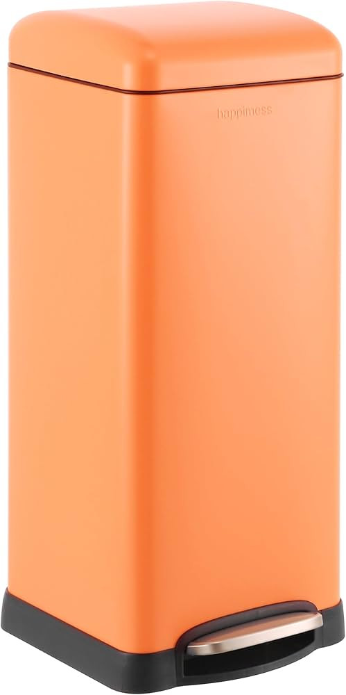 happimess HPM1007G Betty Retro 8-Gallon Step-Open Trash Can, Fingerprint Resistant, Modern, Minim... | Amazon (US)