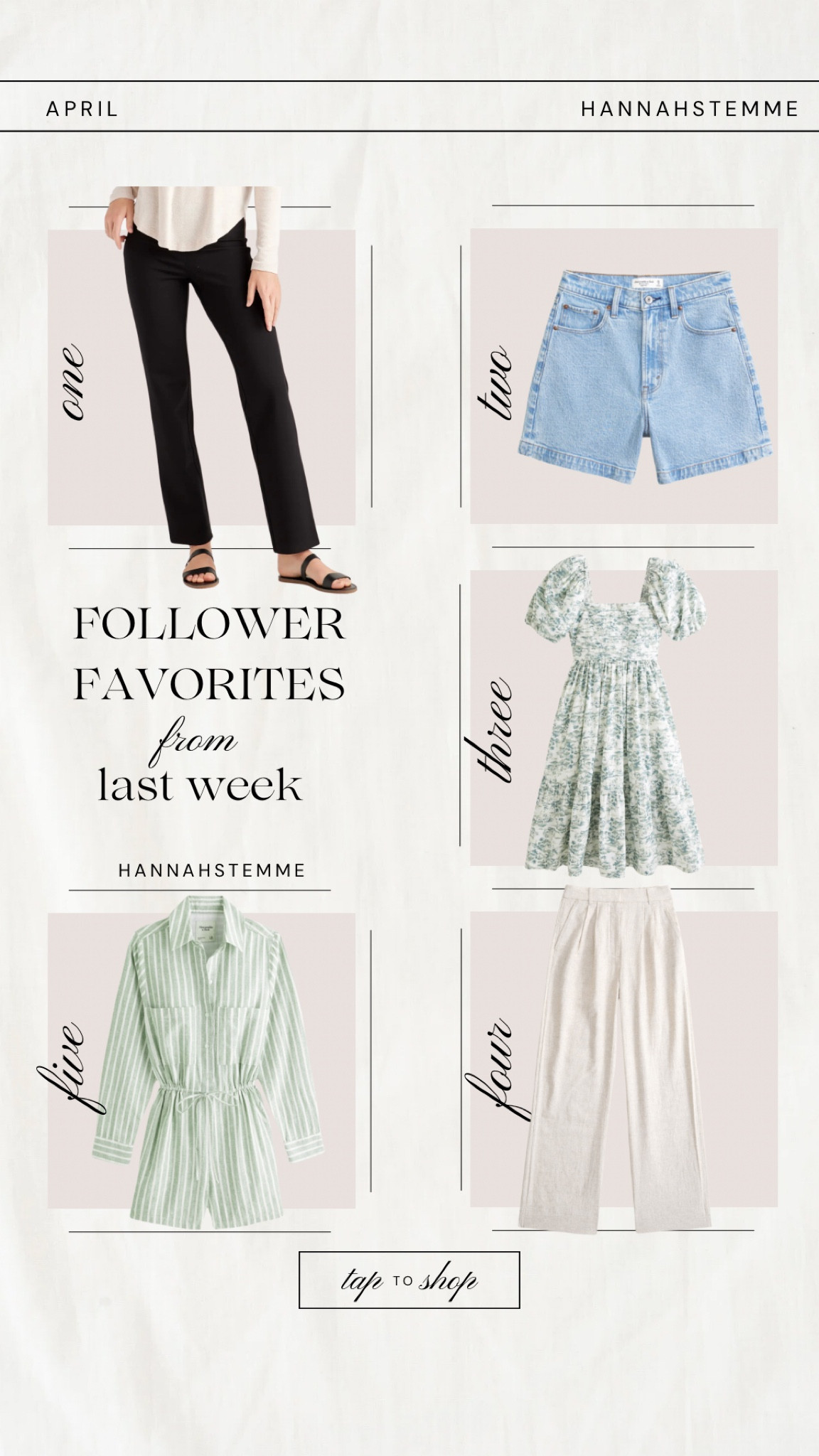 Last weeks top 5 follower favorites!

#LTKSeasonal #LTKworkwear #LTKstyletip
